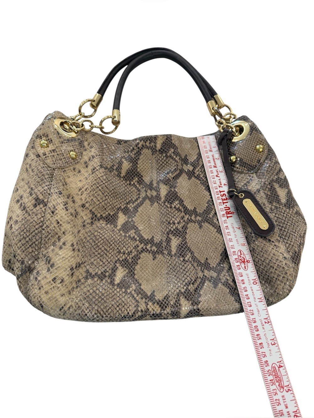 Cynthia Rowley Embossed Leather Hobo - Picture 5 of 14